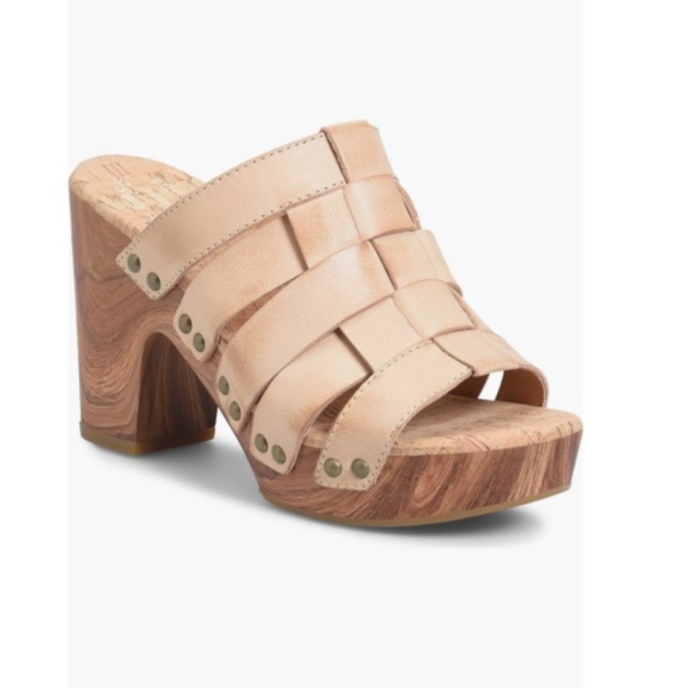 NIB Kork-ease Women’s Tan Heeled Sandals size 11